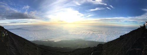 富士山山頂 ご来光