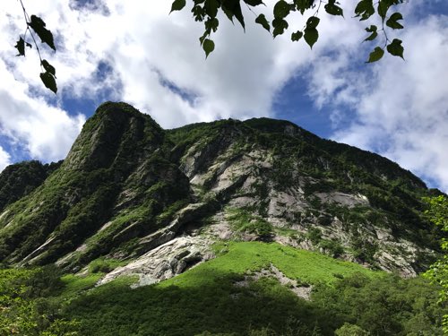 奥穂高岳登山 屏風岩