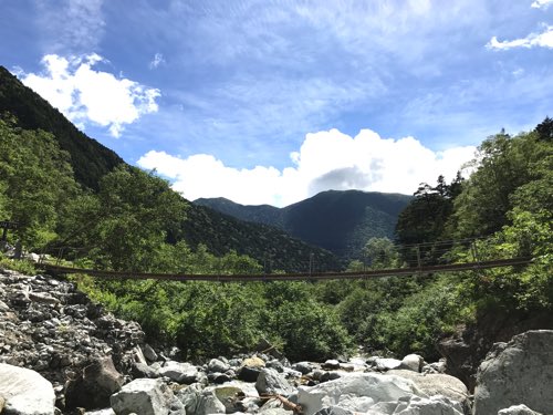 奥穂高岳登山 ルート 本谷橋