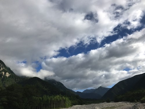 奥穂高岳登山ルート 徳沢