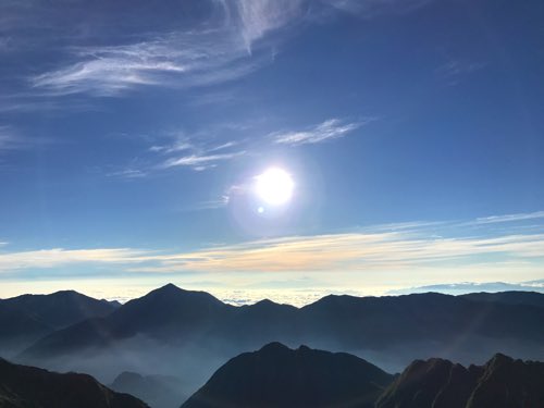 奥穂高山荘 景色