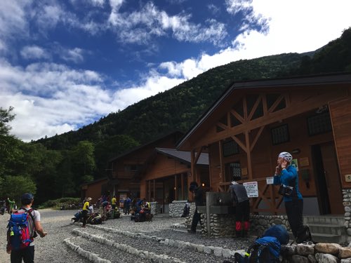 奥穂高岳登山ルート 横尾