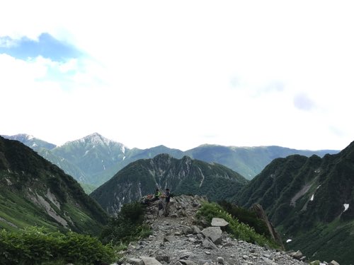 奥穂高岳 ザイテングラード