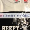 hanes beefyt サイズ感 比較